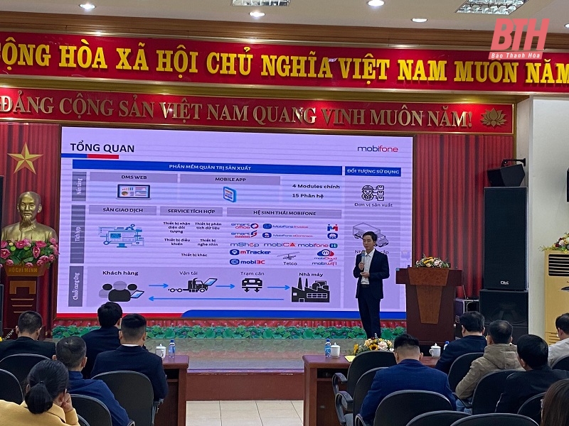 MobiFone tỉnh Thanh Hóa phối hợp với Ban quản lý Khu Kinh tế Nghi Sơn và các Khu công nghiệp tỉnh tổ chức hội thảo chuyển đổi số