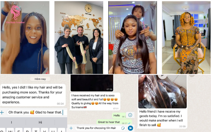 Vin Hair Vendor - nhà xuất khẩu tóc Việt Nam uy tín
