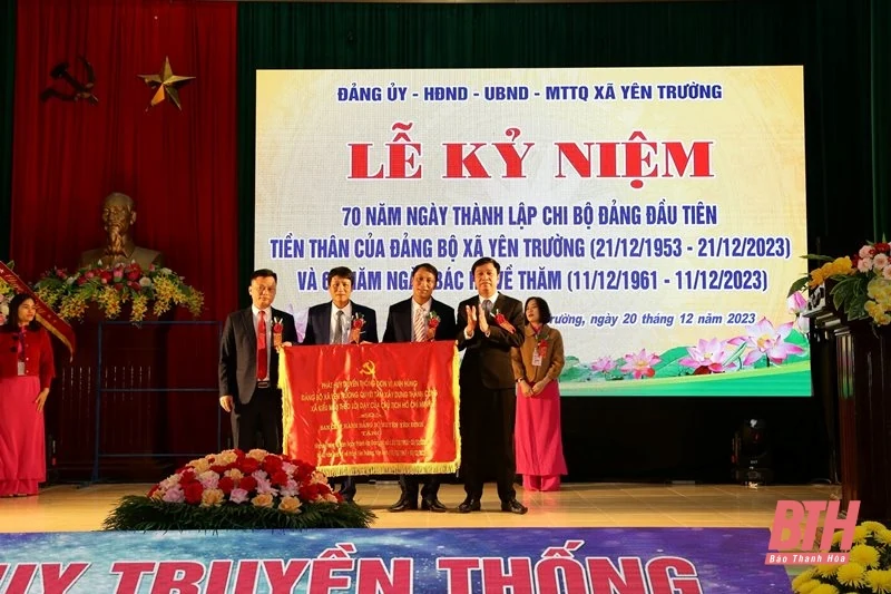 Đảng bộ xã Yên Trường kỷ niệm 70 năm ngày thành lập