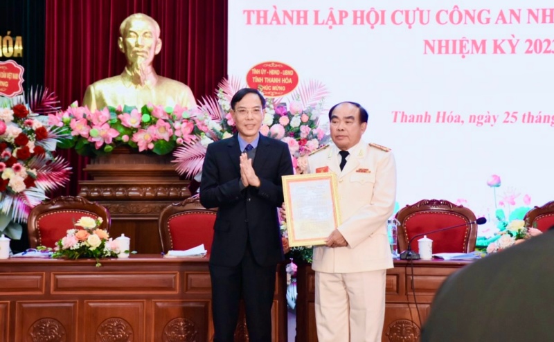 Đại hội thành lập Hội Cựu Công an Nhân dân tỉnh Thanh Hóa