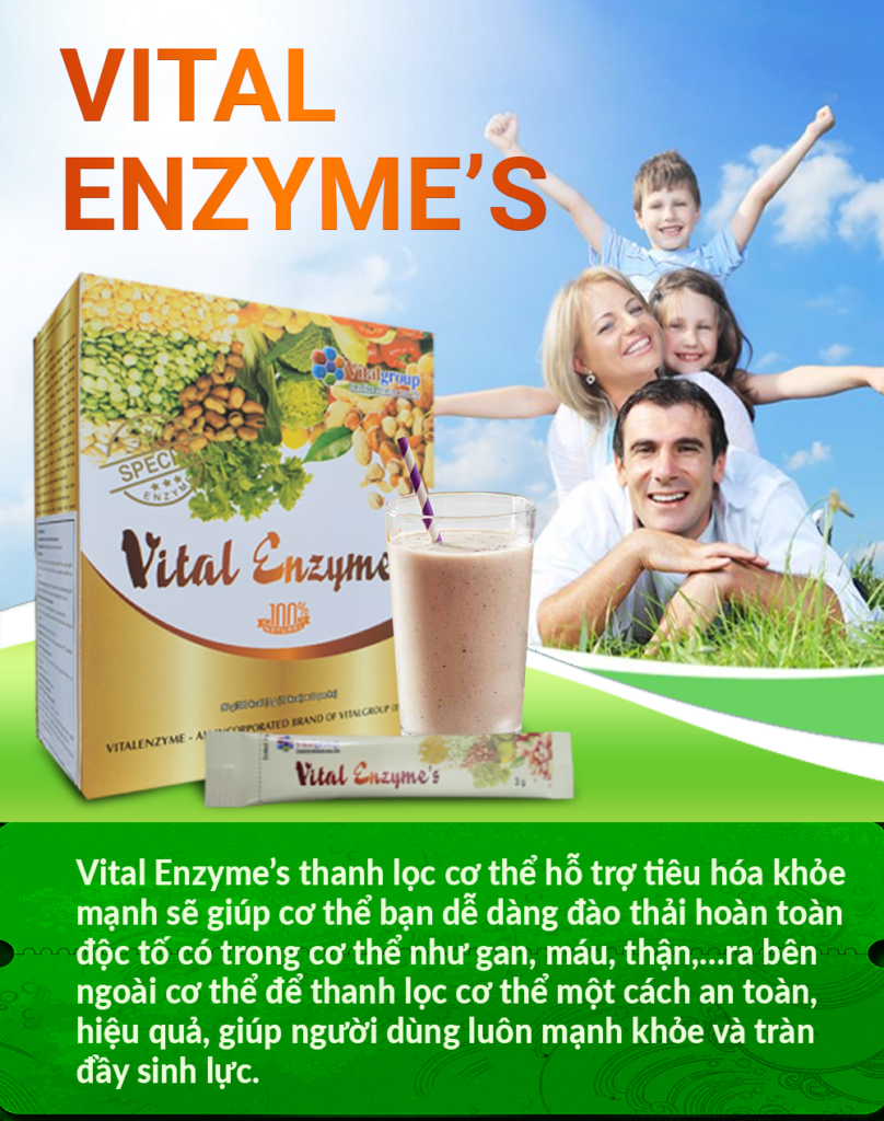 Vital Enzyme cải thiện hệ tiêu hóa mỗi ngày