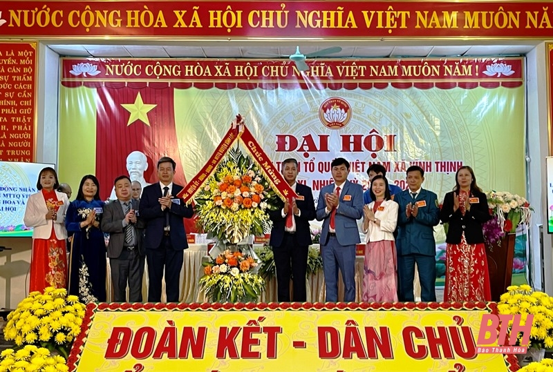 Đại hội điểm MTTQ xã Vĩnh Thịnh lần thứ XI, nhiệm kỳ 2024-2029