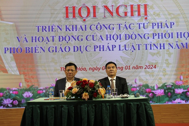 Ngành Tư pháp Thanh Hóa tiếp tục đổi mới công tác chỉ đạo, điều hành, nỗ lực hoàn thành tốt các nhiệm vụ