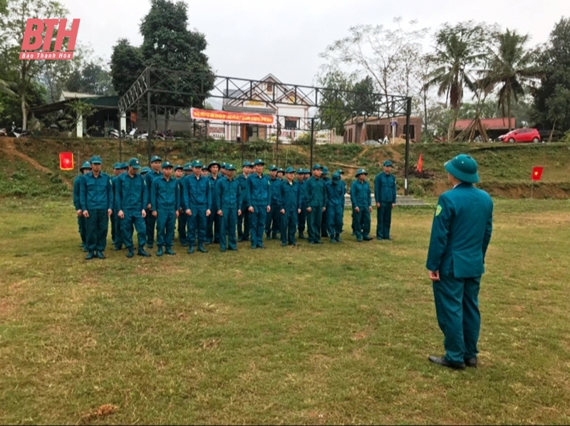 Ban CHQS huyện Ngọc Lặc đẩy mạnh phong trào “Thi đua Quyết thắng”