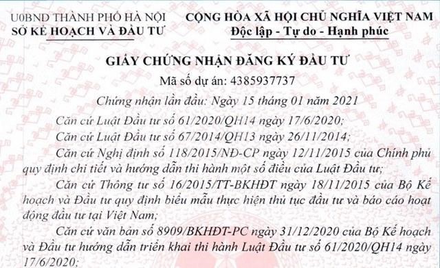 Dịch vụ xin giấy chứng nhận đầu tư chuyên nghiệp