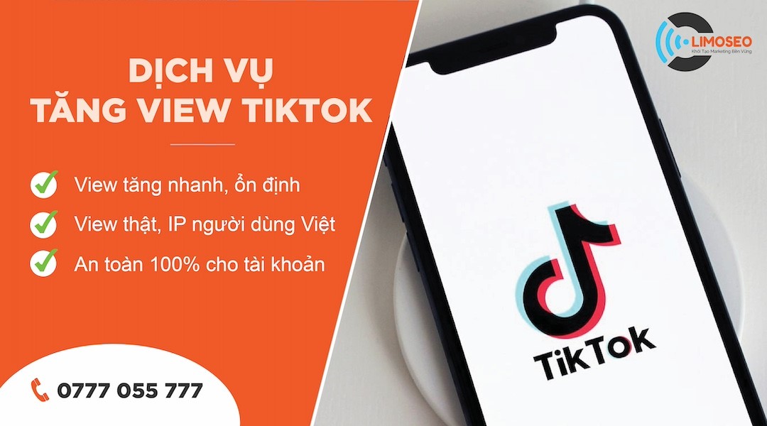 Dịch vụ tăng view tiktok Limoseo - giá tăng view tiktok