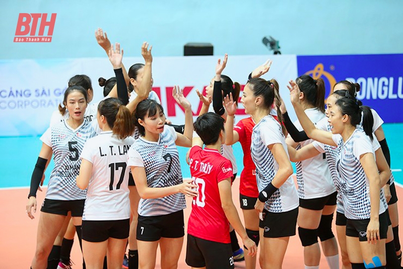 Đội Bóng chuyền nữ Xi măng Long Sơn Thanh Hóa phấn đấu cải thiện thứ hạng tại mùa giải 2024