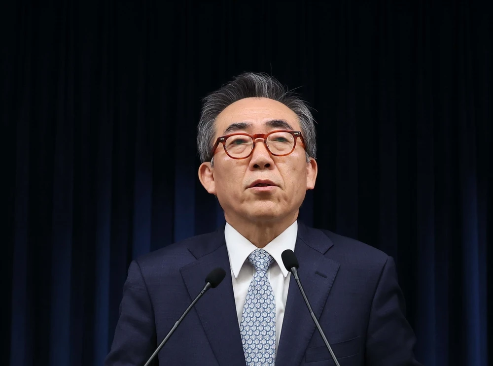Ngoại trưởng mới của Hàn Quốc cam kết thúc đẩy hợp tác với Mỹ và Nhật Bản