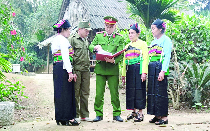 Công an huyện Ngọc Lặc tăng cường đấu tranh trấn áp tội phạm