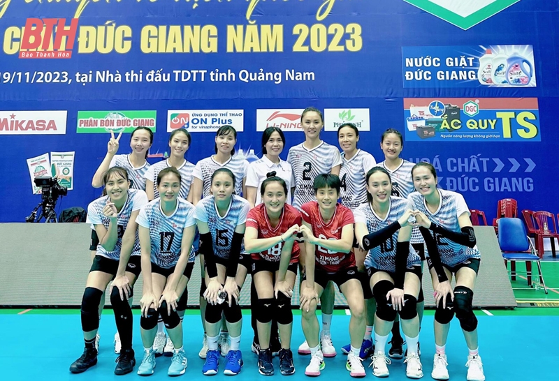 Đội Bóng chuyền nữ Xi măng Long Sơn Thanh Hóa phấn đấu cải thiện thứ hạng tại mùa giải 2024