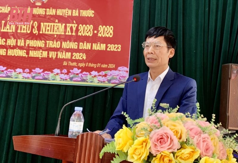 Năm 2023, huyện Bá Thước có 483 hộ nông dân đạt danh hiệu sản xuất kinh doanh giỏi 