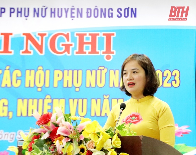 Hội LHPN huyện Đông Sơn phấn đấu góp phần xây dựng đạt huyện NTM kiểu mẫu