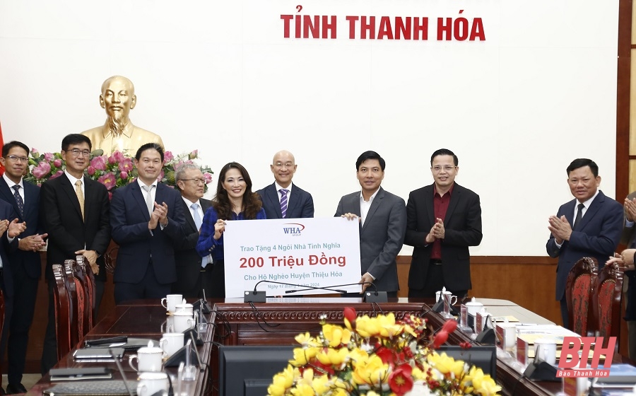 Phó Chủ tịch Thường trực UBND tỉnh Nguyễn Văn Thi tiếp Chủ tịch HĐQT Tập đoàn WHA Thái Lan