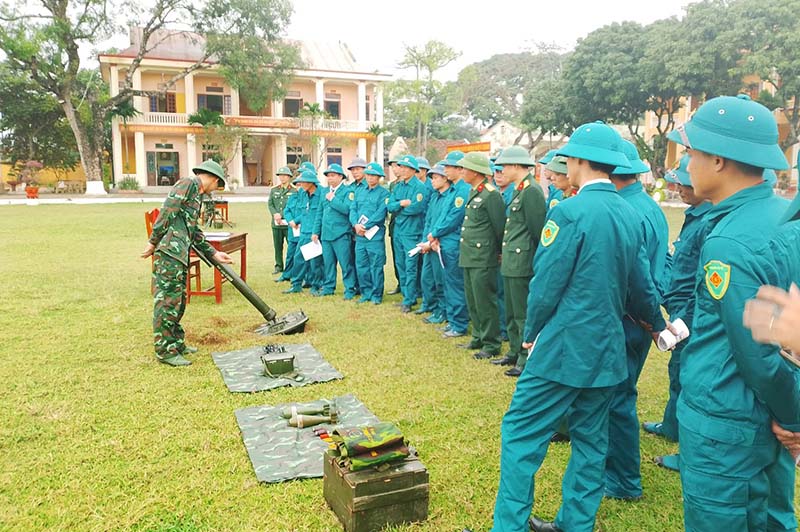 Bộ CHQS tỉnh: Tập huấn cán bộ phòng không, pháo binh năm 2024