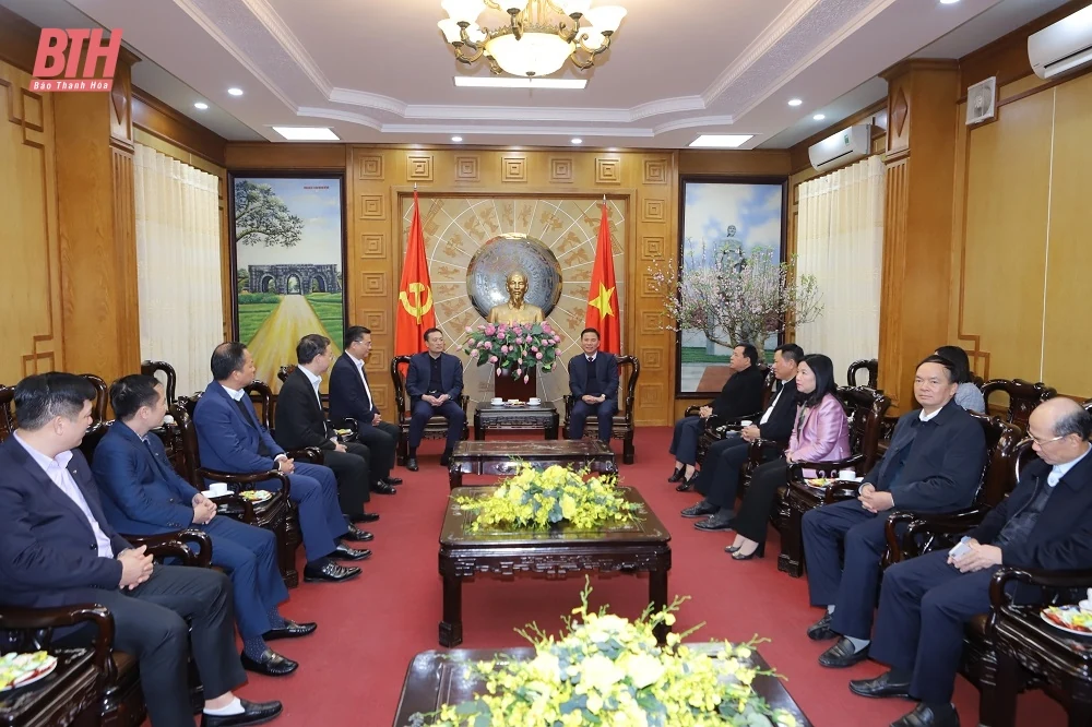 Bí thư Tỉnh ủy Đỗ Trọng Hưng tiếp Phó Thống đốc Ngân hàng Nhà nước Việt Nam
