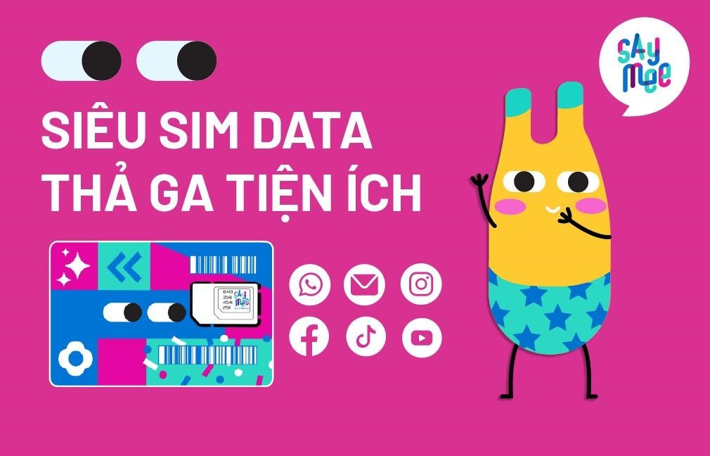 Hướng dẫn lướt Facebook không giới data cùng SIM Saymee