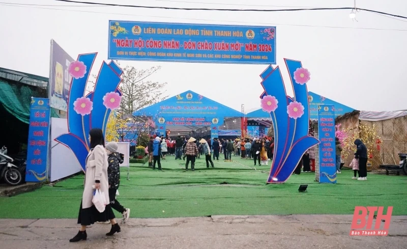 Sôi nổi chương trình “Ngày hội công nhân - đón chào xuân mới” năm 2024