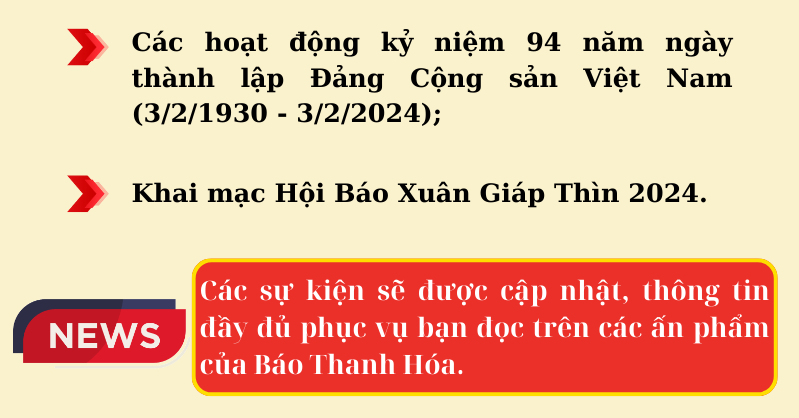 Hôm nay có gì? - Sự kiện nổi bật ngày 2/2/2024
