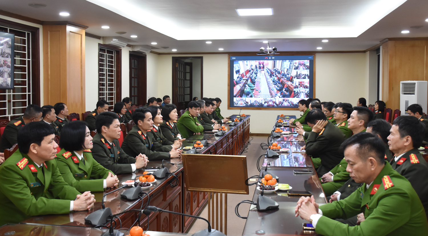 Công an Thanh Hóa giao ban công tác bảo đảm ANTT Tết Nguyên đán