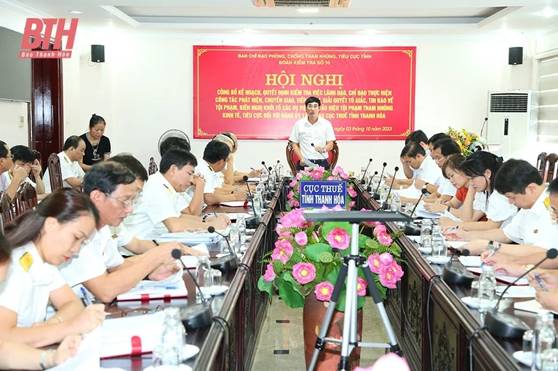 Cục Thuế tỉnh tiếp nhận, giải quyết tố giác, tin báo tội phạm về tham nhũng, tiêu cực