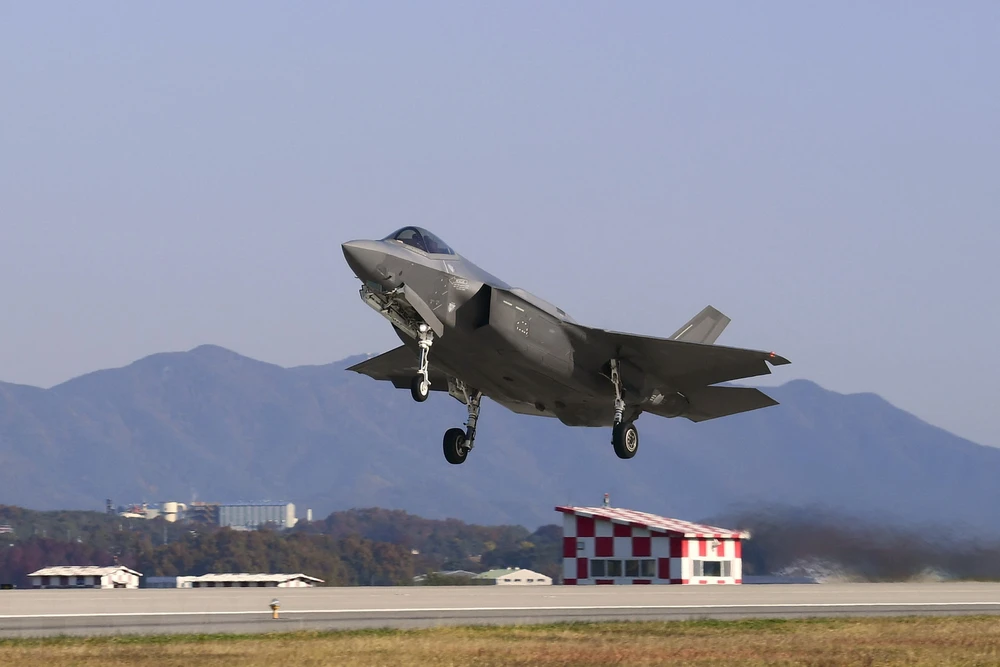 Mỹ-Hàn Quốc cử nhiều chiến đấu cơ tham gia tập trận chung trên không