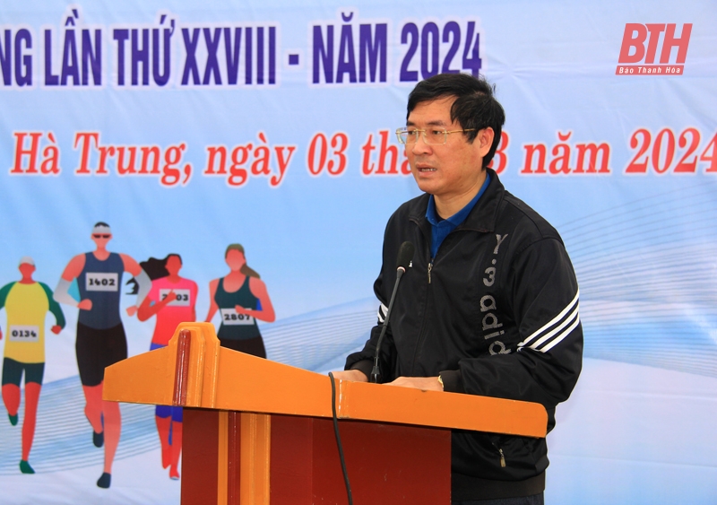 Hà Trung phát động “Toàn dân rèn luyện thân thể theo gương Bác Hồ vĩ đại”, Ngày chạy Olympic Vì sức khỏe toàn dân và Giải việt dã 2024