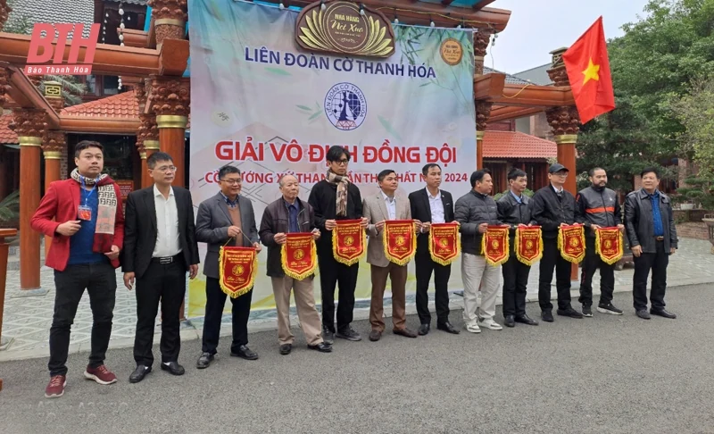 Hơn 100 kỳ thủ tranh tài tại Giải vô địch đồng đội Cờ tướng xứ Thanh