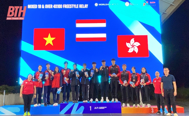 VĐV Phạm Thị Vân giành HCB tại giải bơi các nhóm tuổi châu Á năm 2024