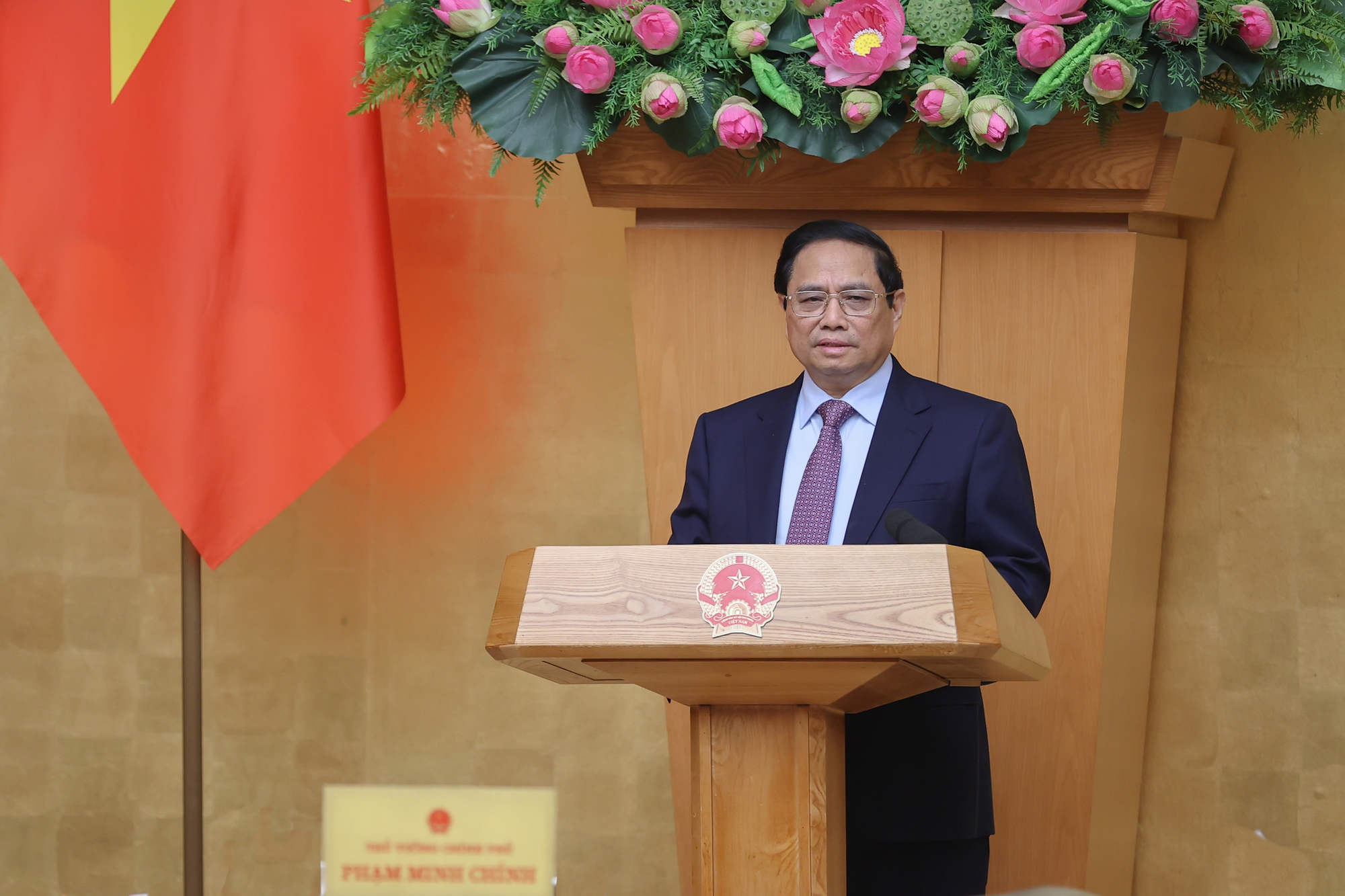 Thủ tướng Phạm Minh Chính chủ trì phiên họp Chính phủ chuyên đề xây dựng pháp luật tháng 2/2024