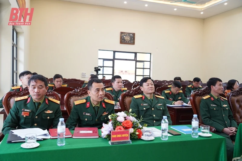 Bàn giao chức vụ Chỉ huy trưởng Ban chỉ huy quân sự huyện Như Xuân