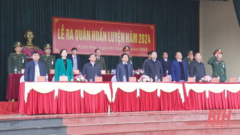 Các địa phương, đơn vị ra quân huấn luyện năm 2024