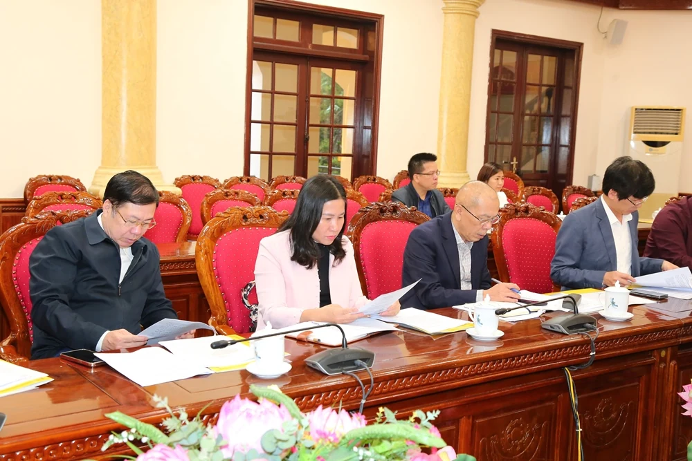 Hội nghị Ban tổ chức các hoạt động kỷ niệm các ngày lễ và các sự kiện lịch sử quan trọng trên địa bàn tỉnh trong năm 2024 và năm 2025
