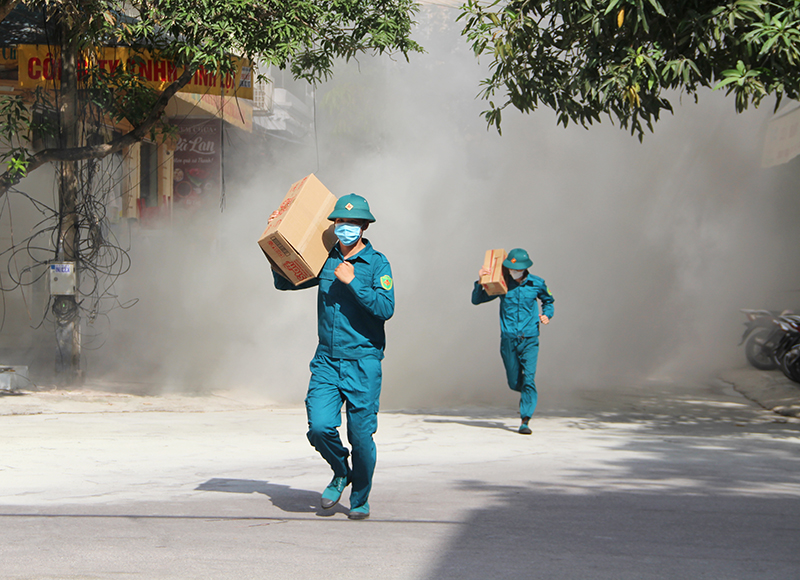 TP Thanh Hóa: Sôi nổi Hội thi nghiệp vụ chữa cháy và cứu nạn, cứu hộ “Tổ liên gia an toàn PCCC”