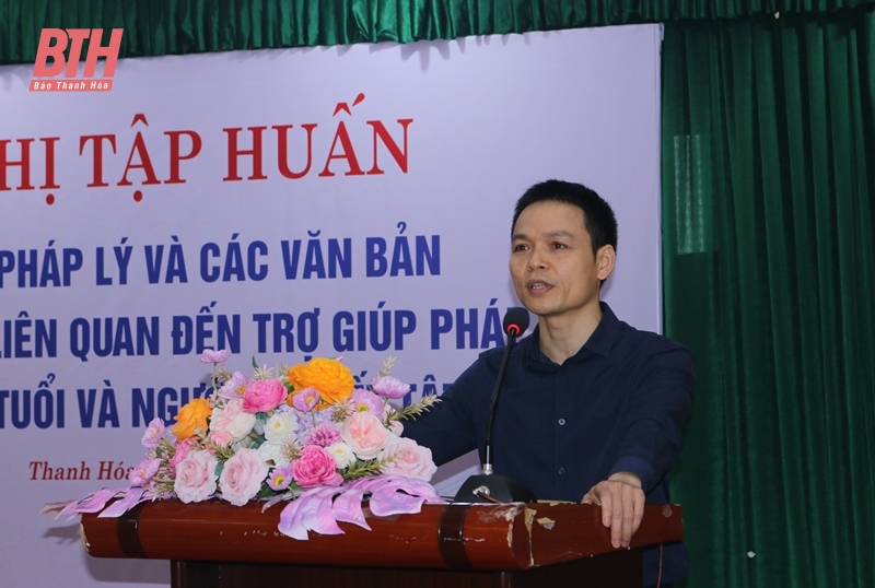 Tập huấn Luật Trợ giúp pháp lý cho người cao tuổi và người khuyết tật