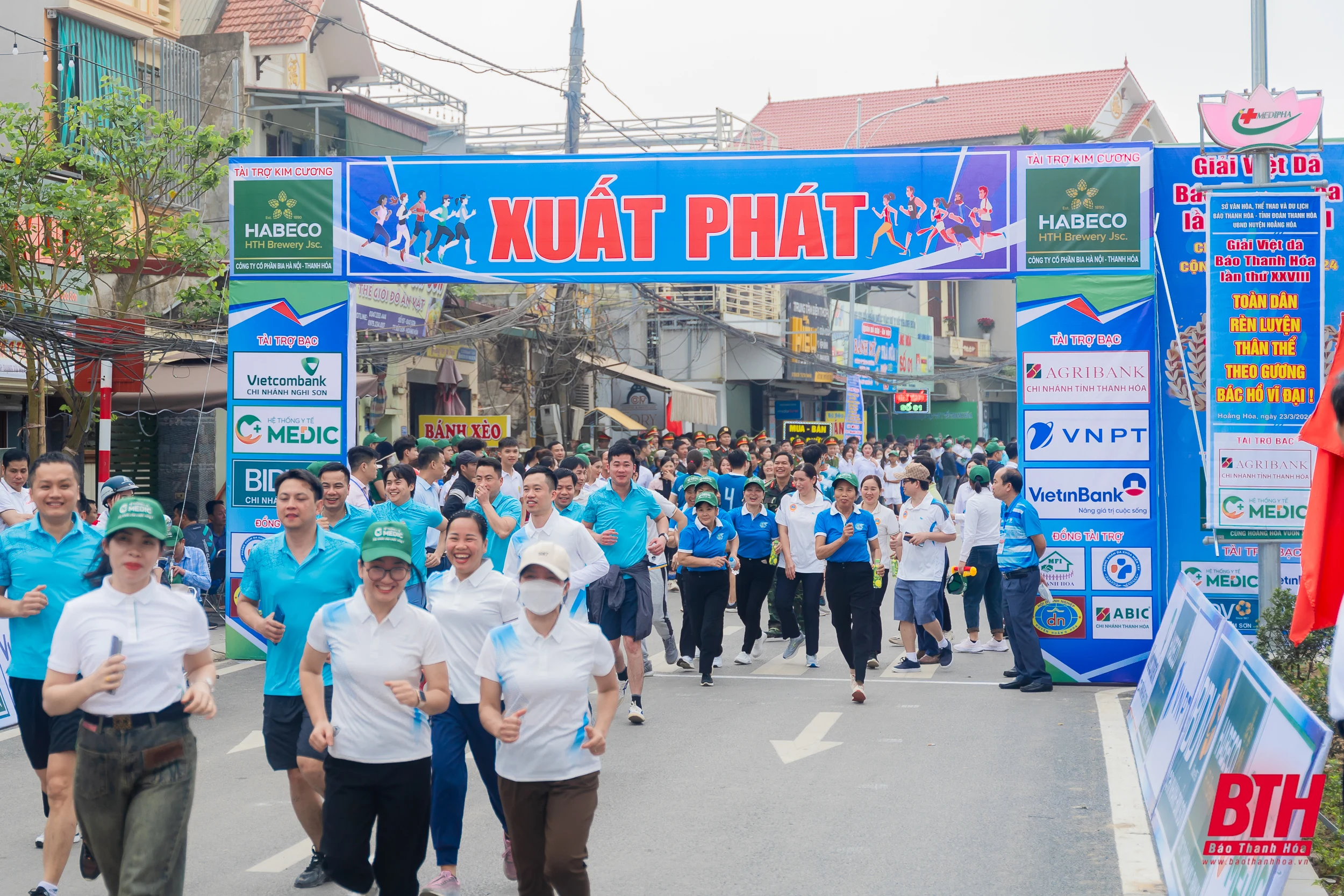 Giải việt dã Báo Thanh Hóa: Những hình ảnh ấn tượng lan tỏa tinh thần “chạy vì sức khỏe cộng đồng”