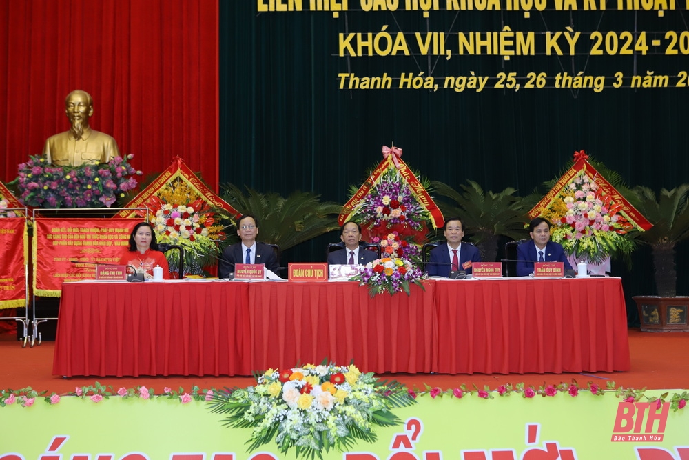 Đại hội đại biểu Liên hiệp các Hội Khoa học và Kỹ thuật Thanh Hóa lần thứ VII nhiệm kỳ 2024-2029: “Đoàn kết - Sáng tạo - Đổi mới - Phát triển”