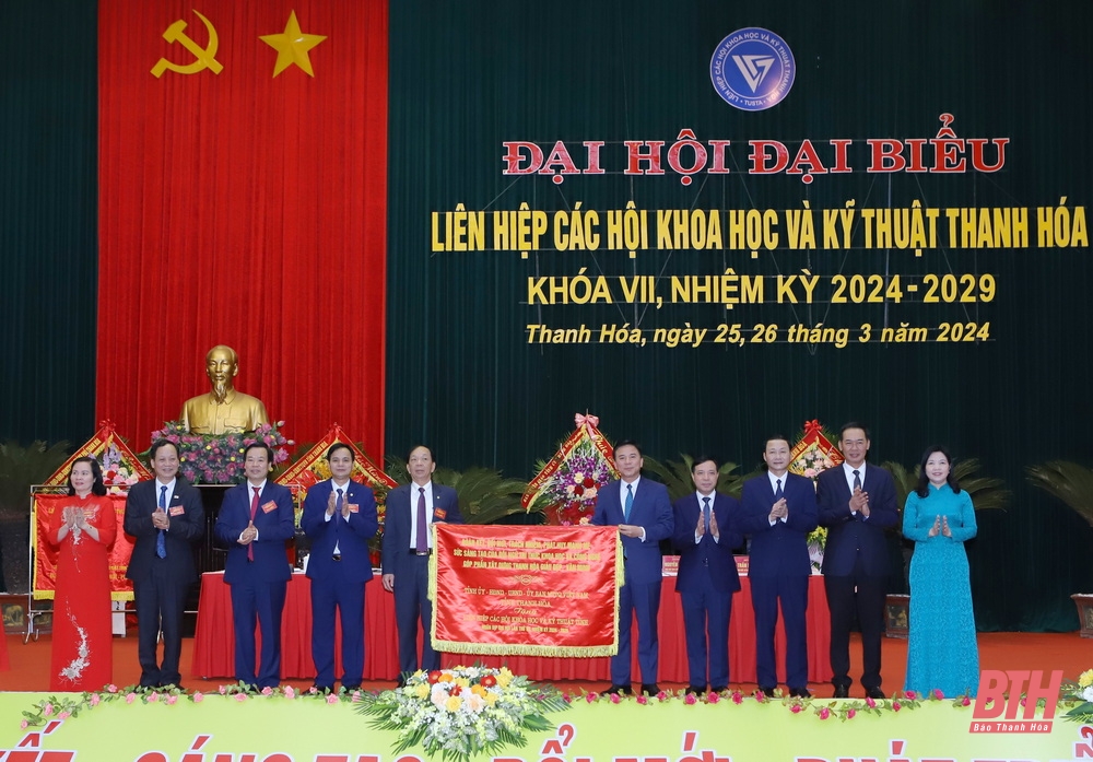 Đại hội đại biểu Liên hiệp các Hội Khoa học và Kỹ thuật Thanh Hóa lần thứ VII nhiệm kỳ 2024-2029: “Đoàn kết - Sáng tạo - Đổi mới - Phát triển”