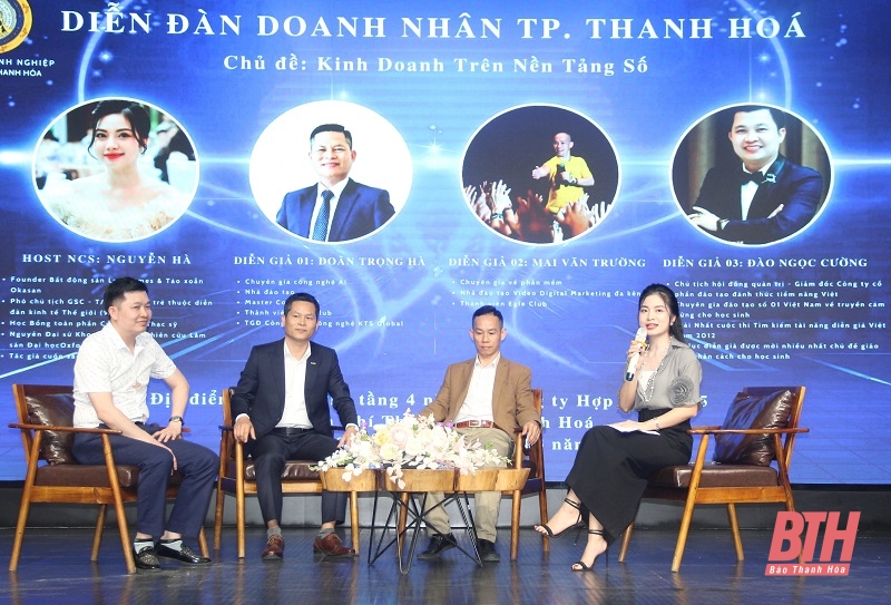 Diễn đàn doanh nhân TP Thanh Hoá Kinh doanh trên nền tảng số