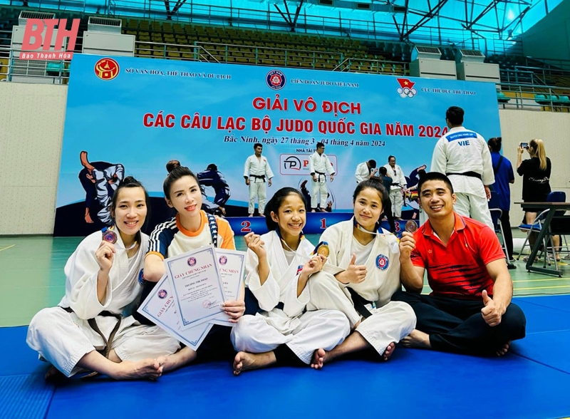 VĐV Thanh Hóa giành 6 huy chương Giải vô địch các CLB Judo quốc gia 2024