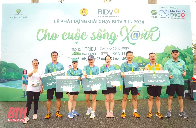 BIDV Thanh Hoá phát động giải chạy “BIDVRUN 2024 - Cho cuộc sống xanh”