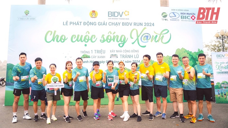 BIDV Thanh Hoá phát động giải chạy “BIDVRUN 2024 - Cho cuộc sống xanh”