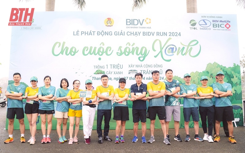 BIDV Thanh Hoá phát động giải chạy “BIDVRUN 2024 - Cho cuộc sống xanh”