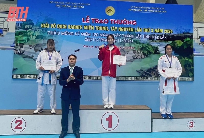 Karate Thanh Hoá mở màn năm 2024 với thành tích ấn tượng tại Giải Vô địch Karate Miền Trung - Tây Nguyên