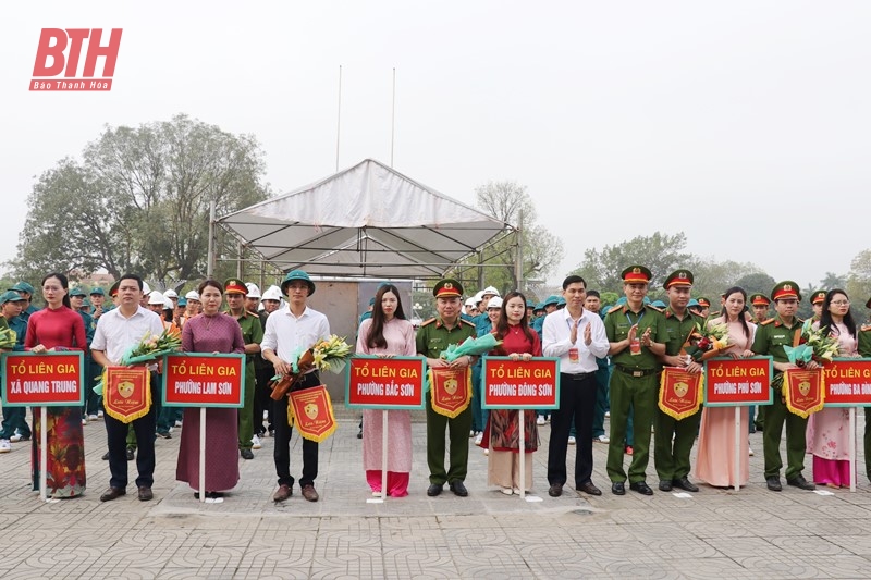 Thị xã Bỉm Sơn tổ chức hội thi nghiệp vụ chữa cháy và cứu nạn, cứu hộ Tổ liên gia an toàn phòng cháy chữa cháy