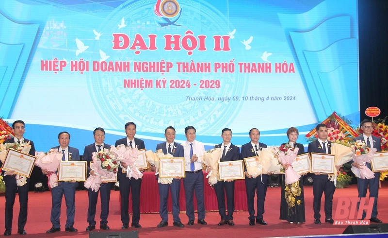 Đại hội Hiệp hội Doanh nghiệp TP Thanh Hóa lần thứ II, nhiệm kỳ 2024-2029