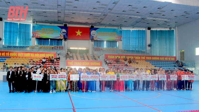 Thanh Hóa xếp thứ nhì toàn đoàn tại Giải cúp CLB Yoga quốc gia năm 2024