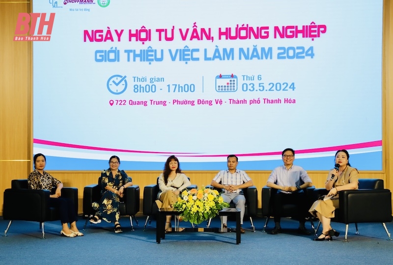 Ngày hội tư vấn, hướng nghiệp, giới thiệu việc làm năm 2024 tại Phân hiệu Trường Đại học Y Hà Nội tại Thanh Hóa