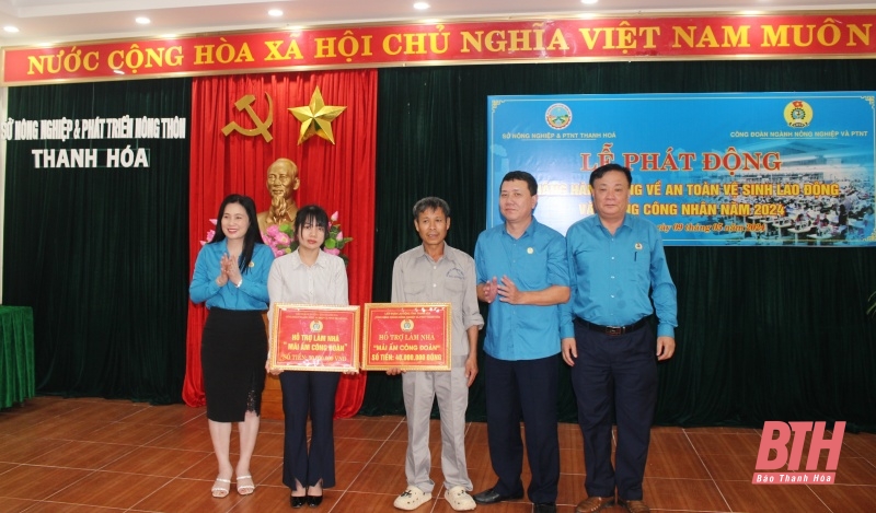 Công đoàn ngành nông nghiệp và phát triển nông thôn phát động “Tháng hành động về an toàn vệ sinh lao động” và “Tháng Công nhân” năm 2024