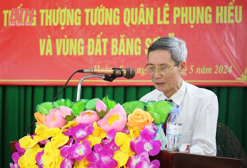 Hội thảo khoa học “Đô thống Thượng tướng quân Lê Phụng Hiểu và vùng đất Băng Sơn”