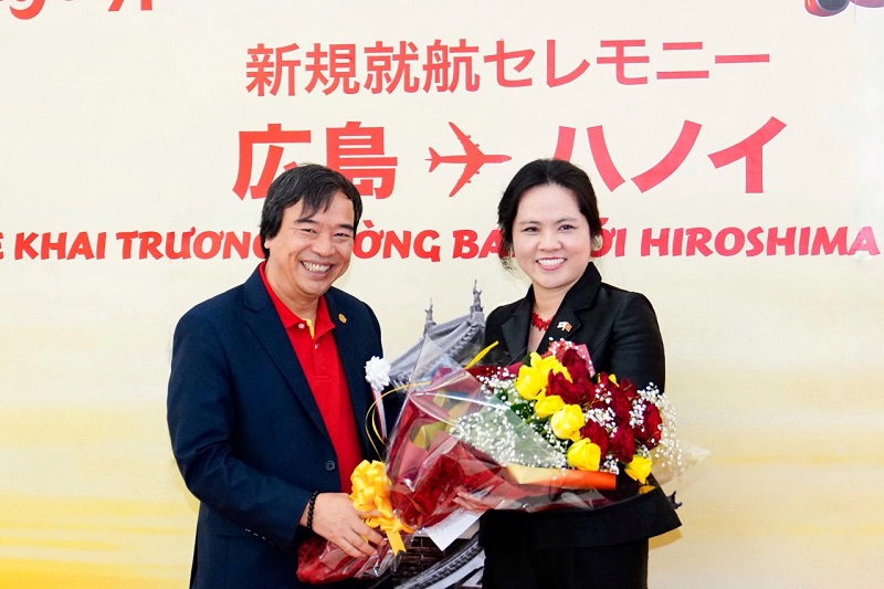 Vietjet khai trương đường bay giữa Hà Nội và Hiroshima